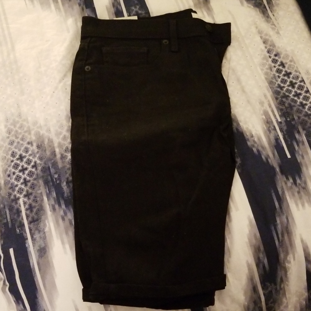 Topman Black Shorts - Waist 32 - Stretch Skinny